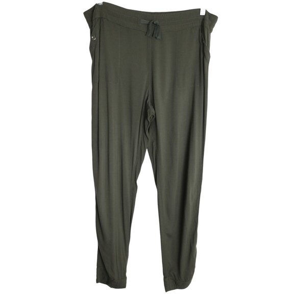 Aritzia Tna Ion Jogger Olive Green Drawstring Pants Cuffed Ankle Size XS - Picture 1 of 8